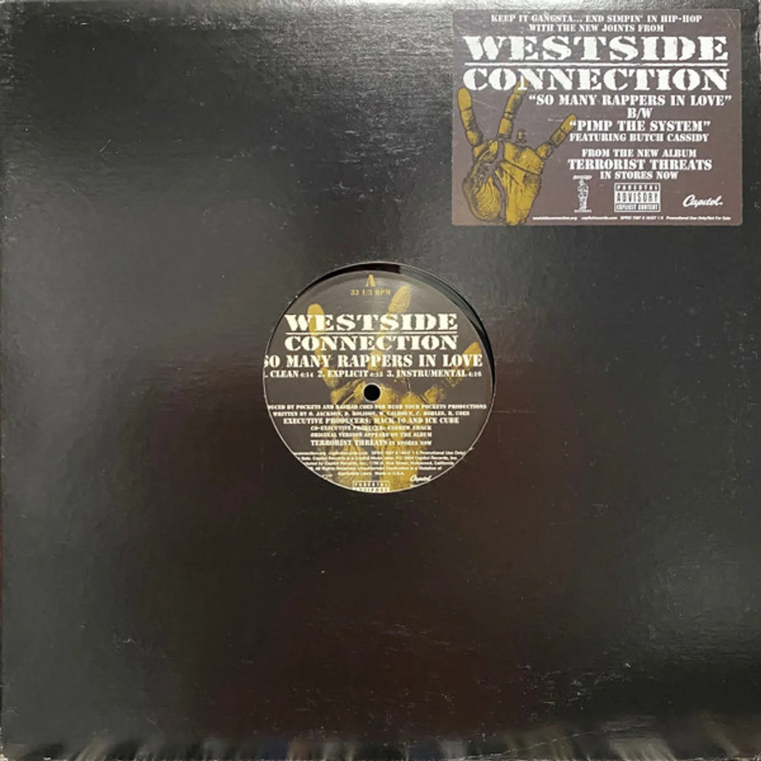 Westside Connection - So Many Rappers In Love /… Vinyl LP (2004