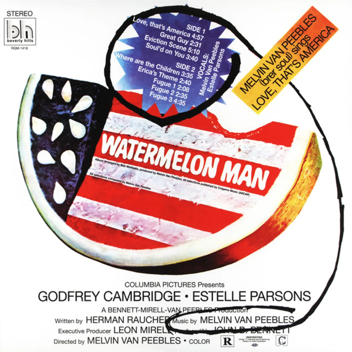 Melvin Van Peebles - Watermelon Man Vinyl LP (2022) | Disnasty